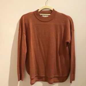 Madewell Sweater in Burnt Orange